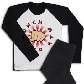 pizama-pizamka-czarna-punch-man-anime-wzory-152-cm