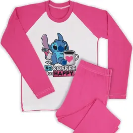 pizamka-dziecieca-fuksja-lilo-stich-wzory-158-cm