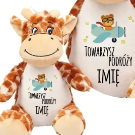 przytulanka-zyrafa-zabawka-personalizowane-wzory