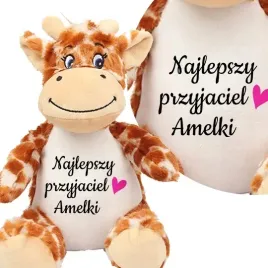 przytulanka-zyrafa-najlepszy-przyjaciel-twoje-imie