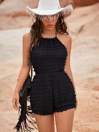 kombinezon-damski-czarny-boho-krotki-wiazany-na-szyi-casual-shein-m-38