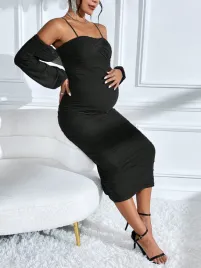 sukienka-ciazowa-bodycon-czarna-wieczorowa-na-ramiaczkach-shein-xl-42