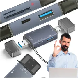 czytnik-kart-sd-tf-microsd-pamieci-usb-c-usb-3-0-hub-aktywny-adapter-6w1