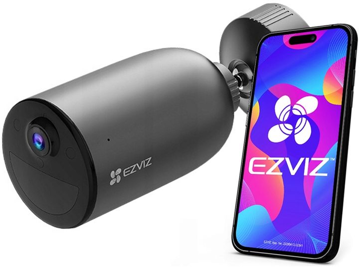 Kamera Zewnętrzna LTE EZVIZ EB3 4G 3Mpx na kartę SIM Akumulator Detekcja AI