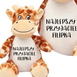 przytulanka-zyrafa-najlepszy-przyjaciel-twoje-imie