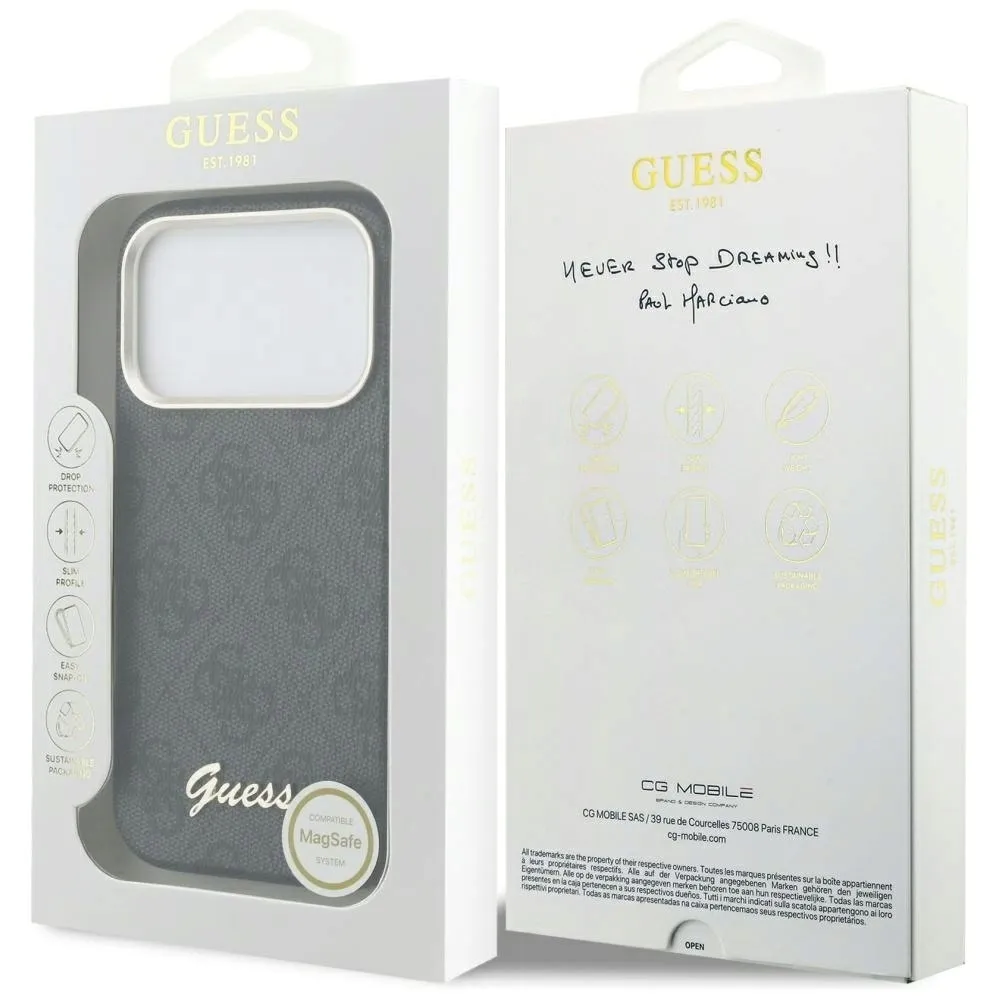 etui-guess-4g-script-magsafe-do-iphone-17-pro-czarny