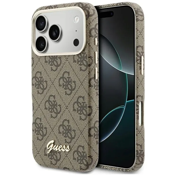 etui-guess-4g-script-magsafe-do-iphone-17-pro-brazowy