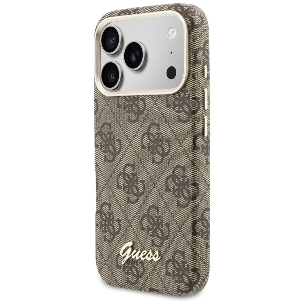 etui-guess-4g-script-magsafe-do-iphone-17-pro-brazowy