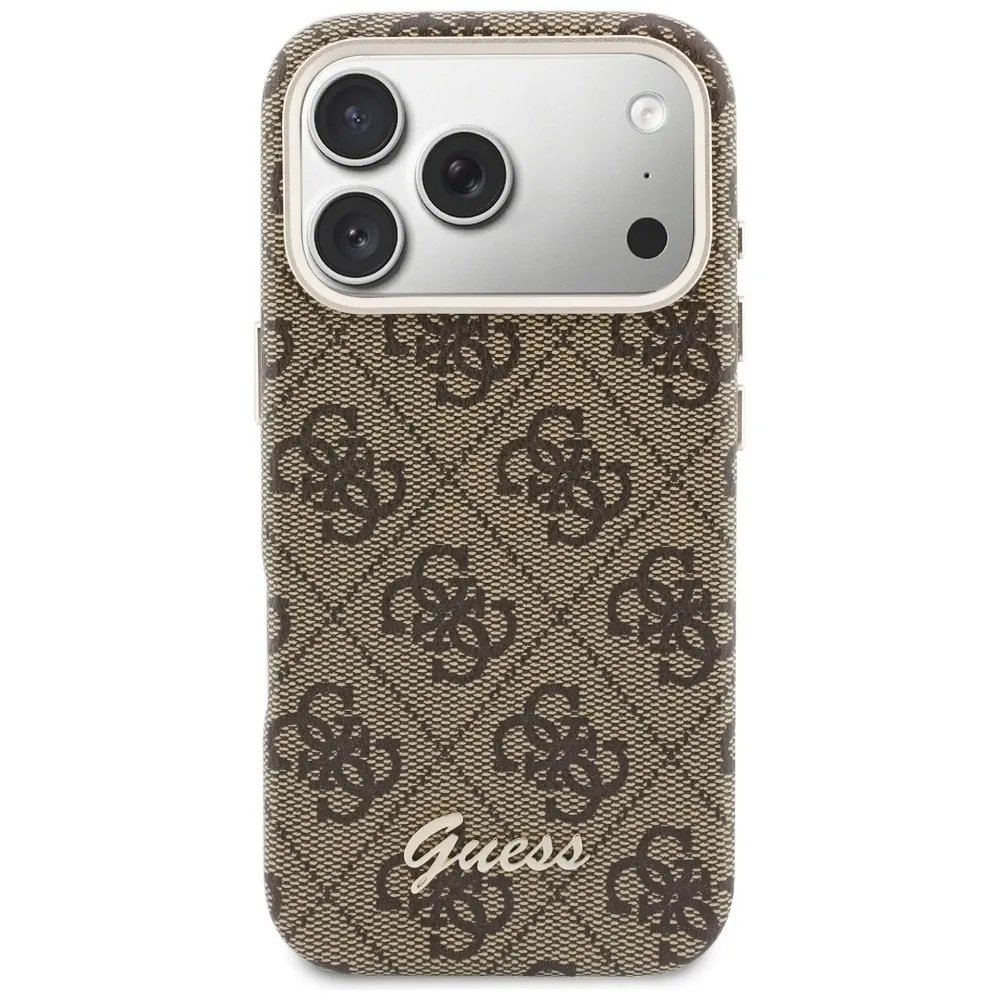 etui-guess-4g-script-magsafe-do-iphone-17-pro-brazowy