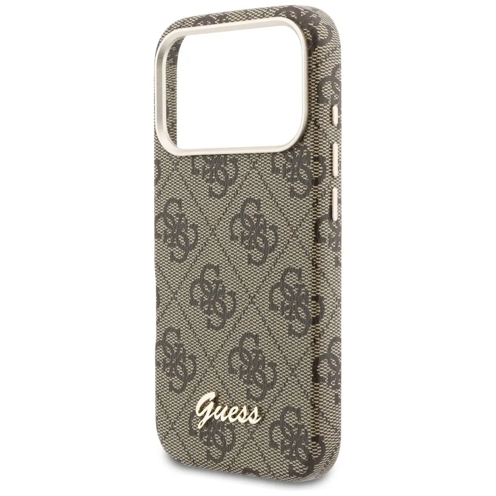 etui-guess-4g-script-magsafe-do-iphone-17-pro-brazowy