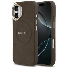 etui-guess-peony-hot-stamp-magsafe-do-iphone-17-brazowy