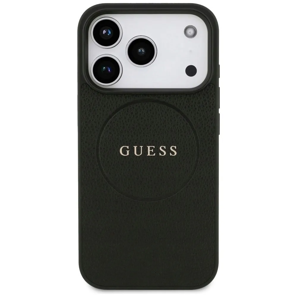 etui-guess-grained-ring-magsafe-do-iphone-17-pro-czarny