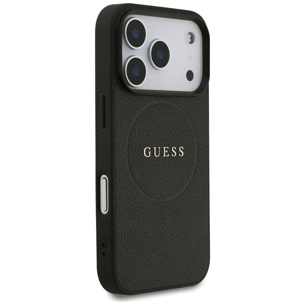etui-guess-grained-ring-magsafe-do-iphone-17-pro-czarny