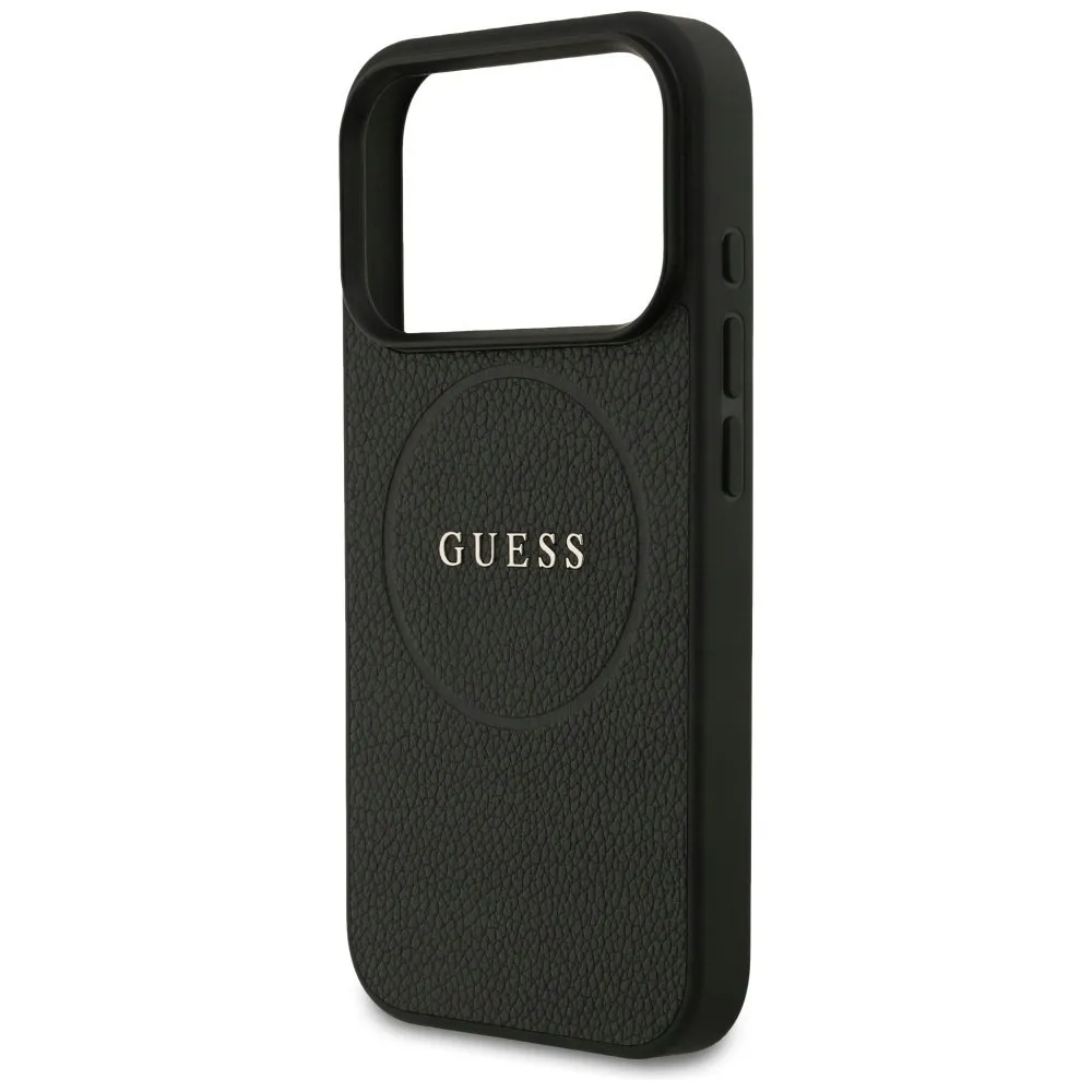 etui-guess-grained-ring-magsafe-do-iphone-17-pro-czarny