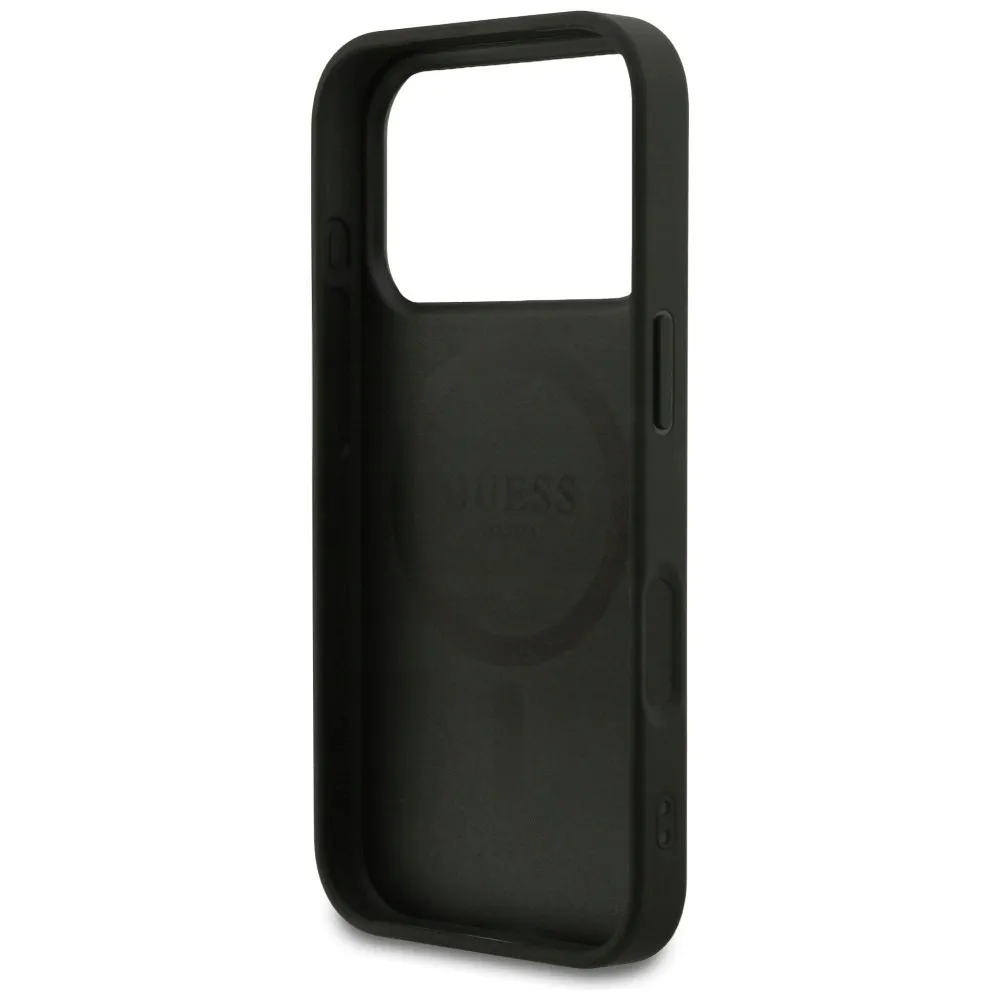 etui-guess-grained-ring-magsafe-do-iphone-17-pro-czarny