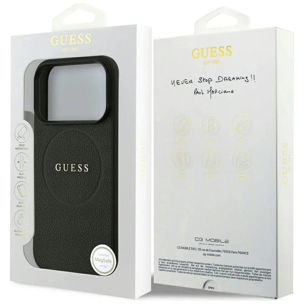 etui-guess-grained-ring-magsafe-do-iphone-17-pro-czarny