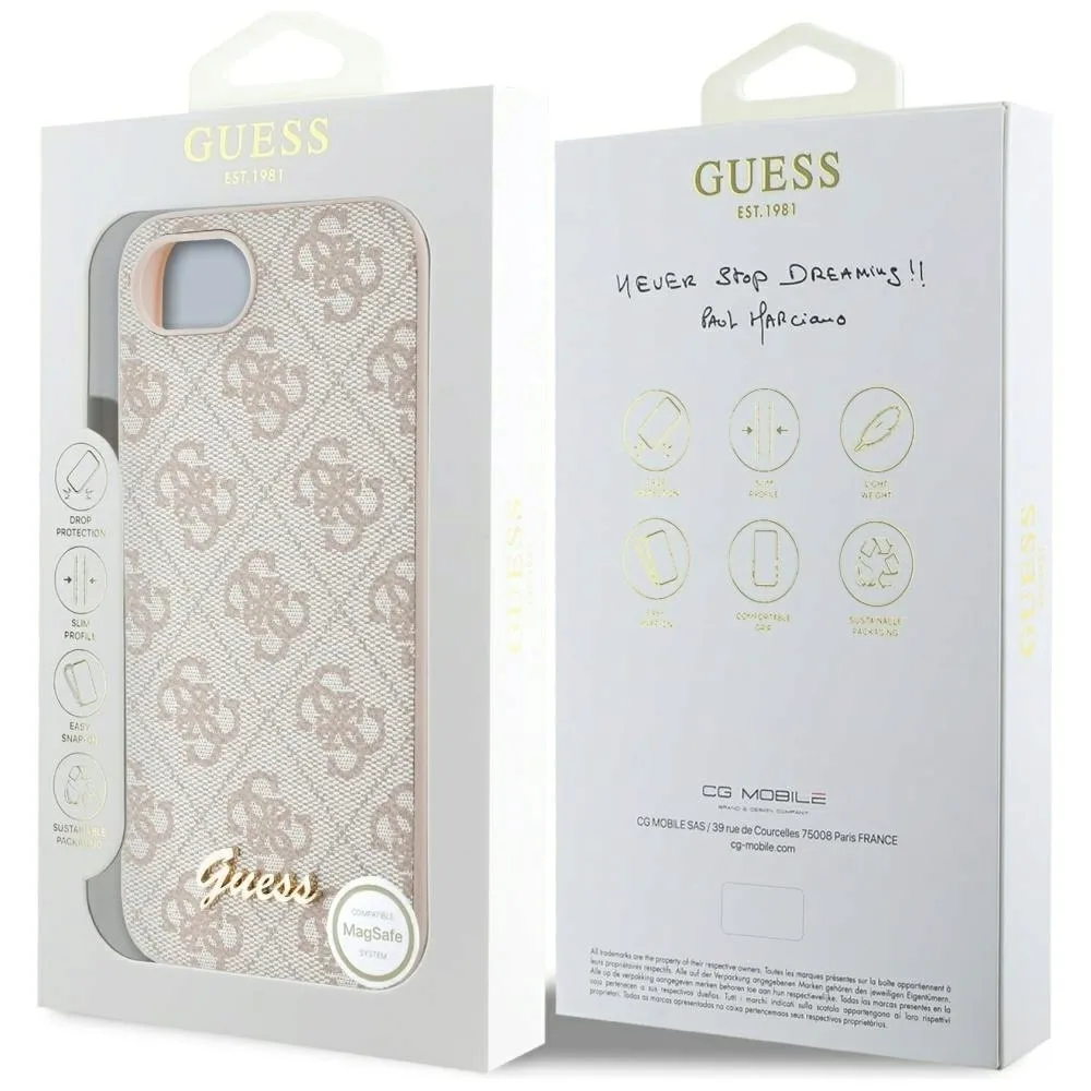 etui-guess-4g-script-logo-magsafe-do-iphone-16e-rozowy
