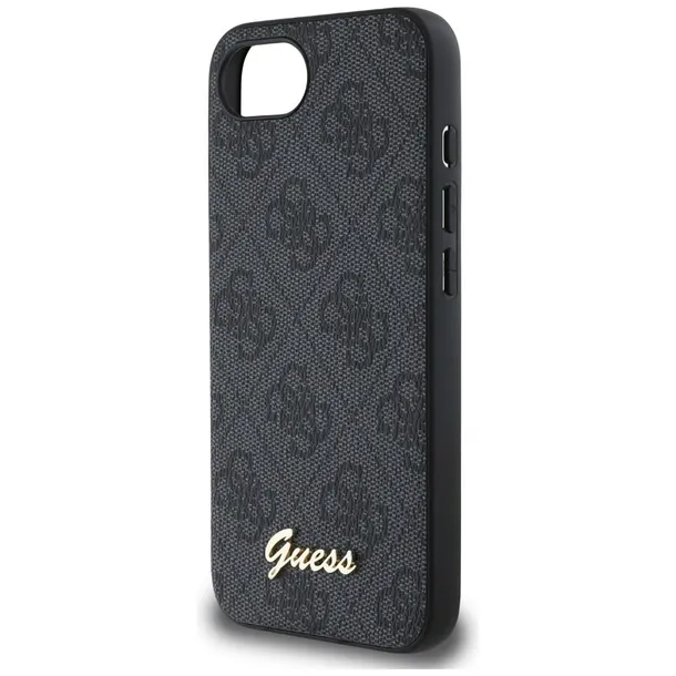 etui-guess-4g-script-logo-magsafe-do-iphone-16e-czarny-funkcje-ladowanie-indukcyjne-magsafe-pochlanianie-wstrzasow