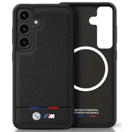 etui-bmw-leather-tricolor-stripe-magsafe-do-samsung-galaxy-s25-czarny