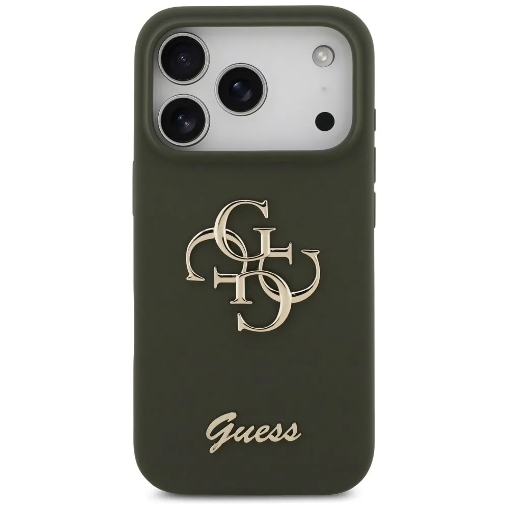 etui-guess-silicone-big-4g-script-do-iphone-17-pro-max-khaki