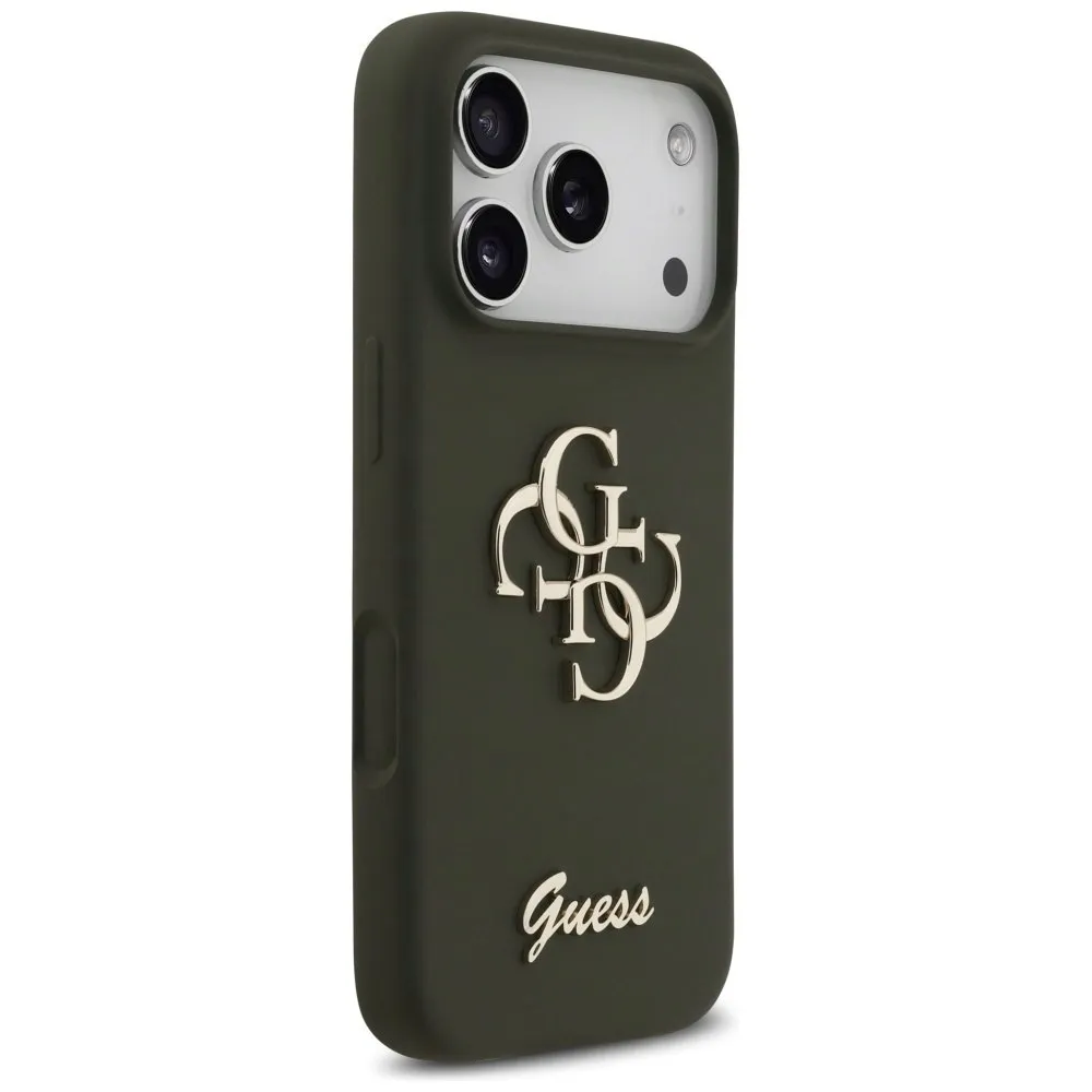 etui-guess-silicone-big-4g-script-do-iphone-17-pro-max-khaki