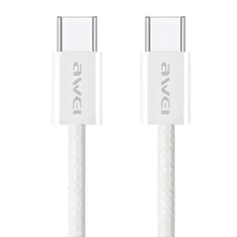 awei-kabel-cl-219t-usb-c-na-usb-c-60w-bialy-white-iphone-15
