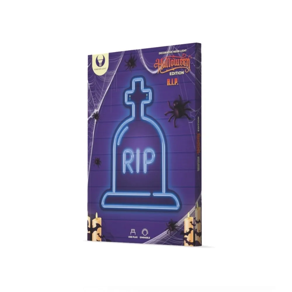 neon-plexi-led-rip-niebieski-fpne16-forever-light-stan-nowy