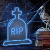 neon-plexi-led-rip-niebieski-fpne16-forever-light-stan-nowy