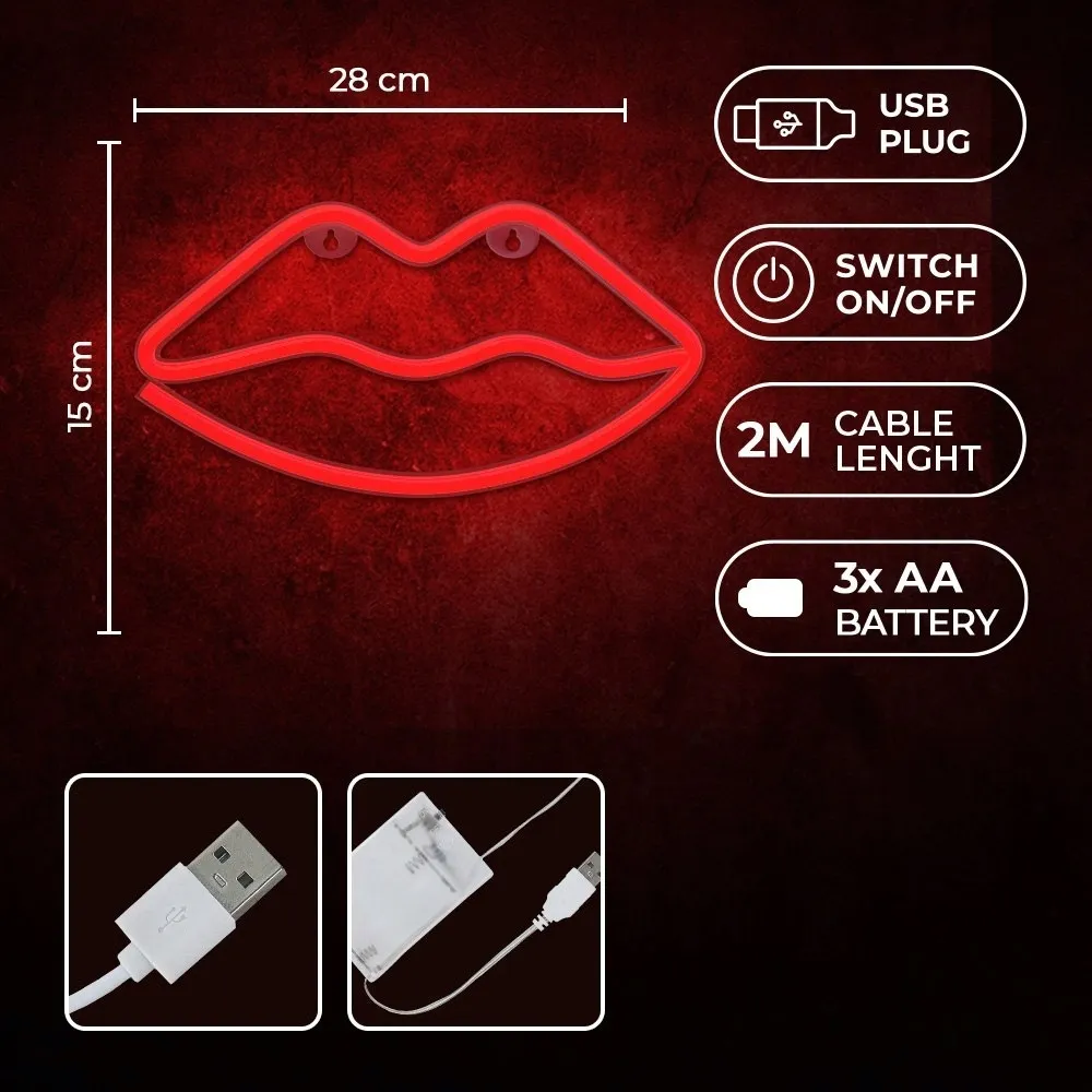 neon-led-usta-czerwone-bat-usb-forever-flne08-light