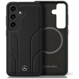 etui-mercedes-leather-debossed-lines-magsafe-do-samsung-galaxy-s25-czarny