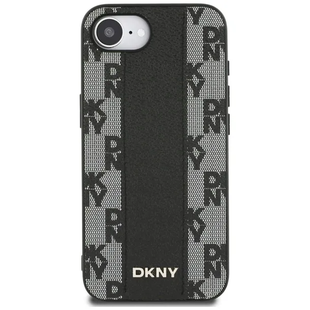 etui-dkny-leather-checkered-mono-pattern-magsafe-do-iphone-16e-czarny-kolor-czarny