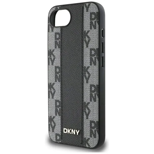 etui-dkny-leather-checkered-mono-pattern-magsafe-do-iphone-16e-czarny-funkcje-magsafe