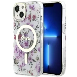 guess-guhmp14shcfwst-iphone-14-6-1-transparent-hardcase-flower-magsafe