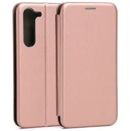beline-etui-book-magnetic-sam-s23-s916-rozowo-zloty-rose-gold