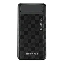 awei-powerbank-p5k-10000mah-2-1a-czarny-black-2xusb