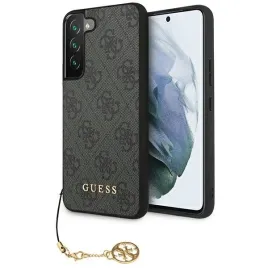 guess-guhcs23sgf4ggr-s23-s911-szary-grey-hardcase-4g-charms-collection