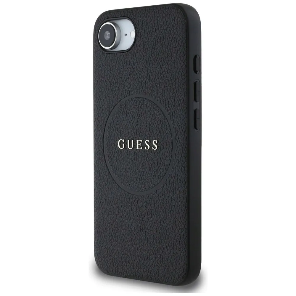 etui-guess-grained-ring-magsafe-do-iphone-16e-czarny