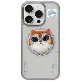 etui-nimmy-glasses-cool-cat-do-iphone-16-szary