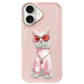nimmy-etui-iphone-16-6-1-rozowy-pink-glasses-cool-cat