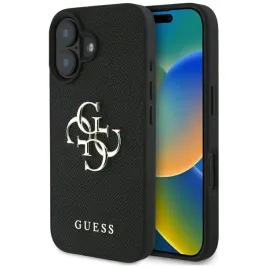 etui-guess-grained-big-4g-logo-small-classic-logo-do-iphone-16-czarny