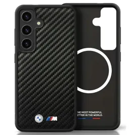 etui-bmw-leather-carbon-magsafe-do-samsung-galaxy-s25-czarny