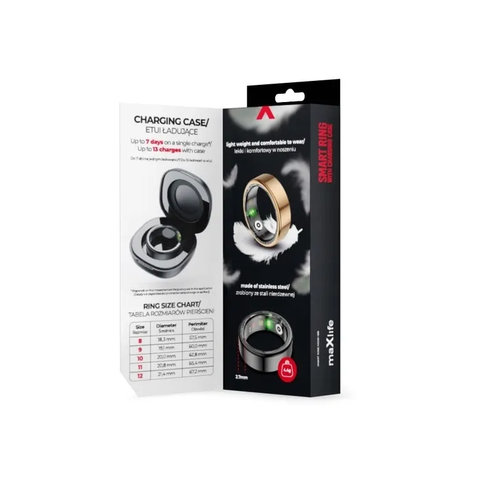 smart-ring-maxlife-smart-ring-mxsr-100-zloty-stan-nowy