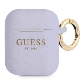 guess-gua2sggeu-airpods-1-2-cover-purpurowy-purple-silicone-glitter