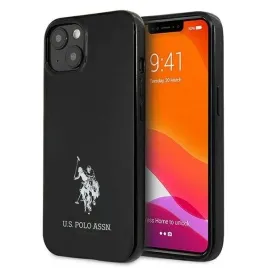 us-polo-ushcp13sumhk-iphone-13-mini-54-czarny-black-hardcase-horses-logo
