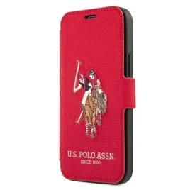 us-polo-usflbkp12spugflre-iphone-12-mini-54-czerwony-red-book-polo-embroi