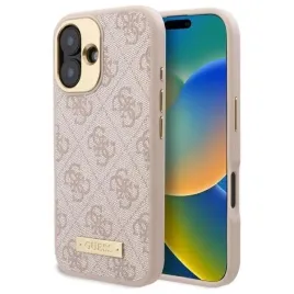 guess-guhmp16su4gprp-iphone-16-6-1-rozowy-pink-hardcase-4g-logo-plate-mags