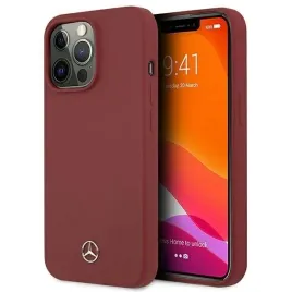 mercedes-mehcp13lsilre-iphone-13-pro-13-61-czerwony-red-hardcase-silico