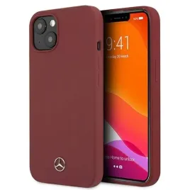 mercedes-mehcp13msilre-iphone-13-61-czerwony-red-hardcase-silicone-line
