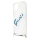 guess-guhcp12scrtvsbl-iphone-12-mini-54-niebieski-blue-hardcase-script-vi-material-tworzywo-sztuczne