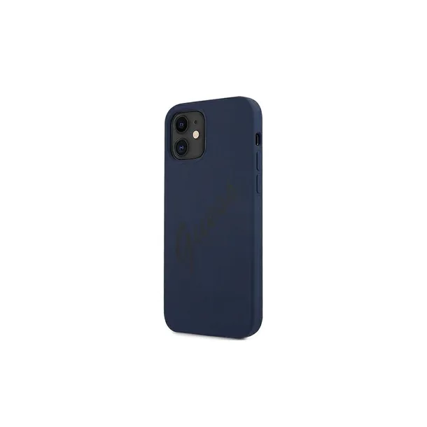 guess-guhcp12slsvsbl-iphone-12-mini-54-niebieski-blue-hardcase-script-vin-marka-guess